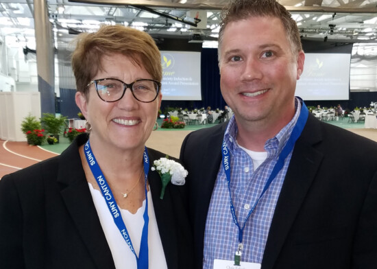 President, Chris Felosky was at his mother’s side, Janet Felosky, CEO of Monroe Tractor, as she was inducted into her alma mater, SUNY Canton’s Hall of Fame.