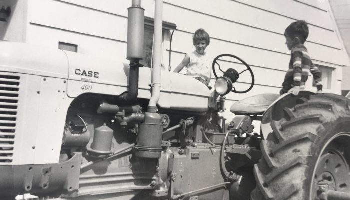 Immeasurable years spent side by side learning from one another, Monroe Tractor founder, Henry Hansen and daughter Janet Felosky, CEO.