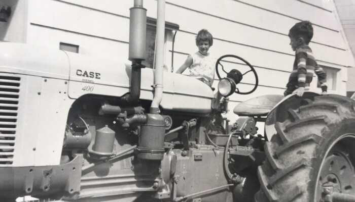 Immeasurable years spent side by side learning from one another, Monroe Tractor founder, Henry Hansen and daughter Janet Felosky, CEO.