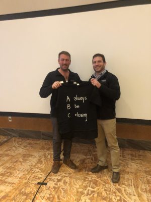 Joe Jadhon was our Highest Volume Sold recipient.